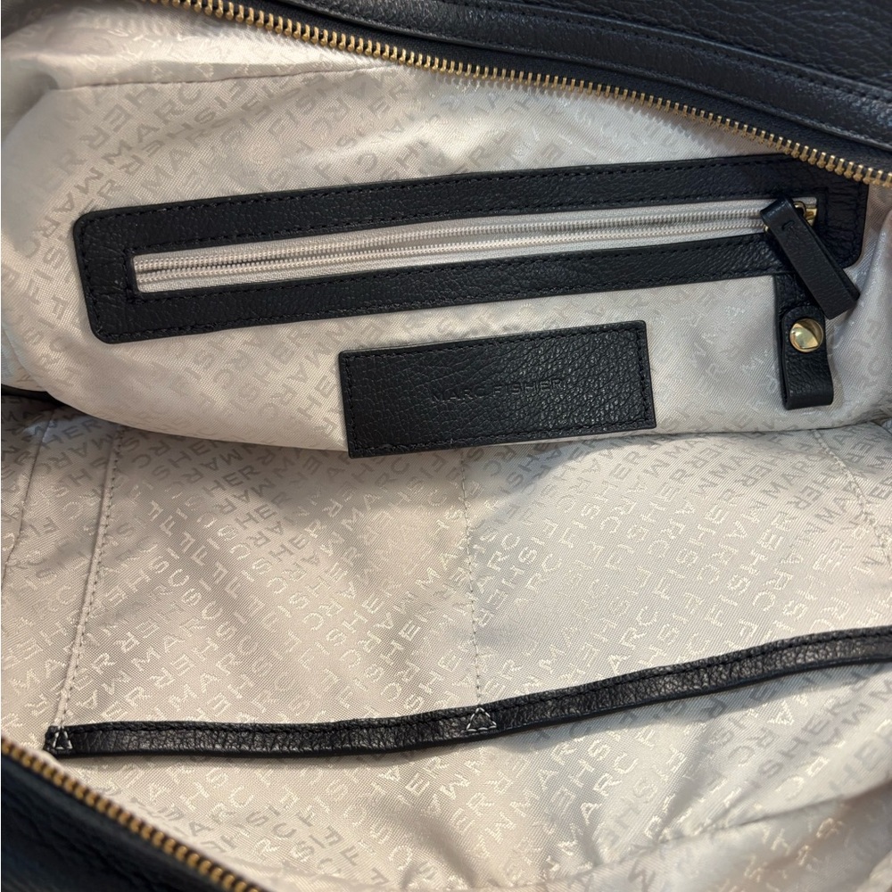 Marc Fisher Cream and Black Handbag Shoulder Bag Exotic Animal Print - Picture 7 of 7